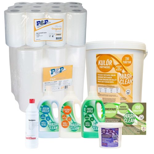 Allt-i-ett paket Pulvertvättmedel
