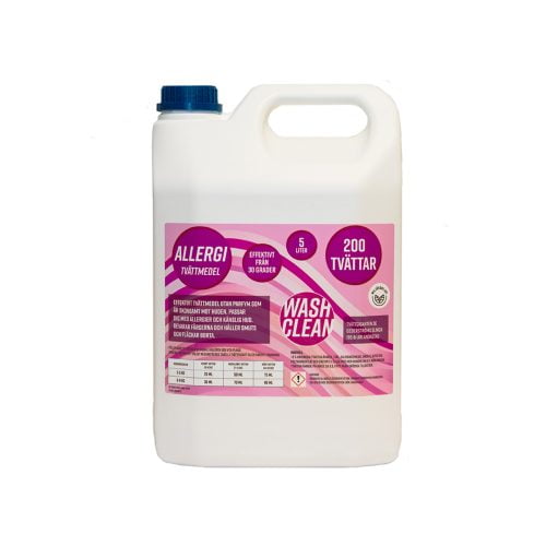 Washclean Flytande Allergitvättmedel 200 tvättar
