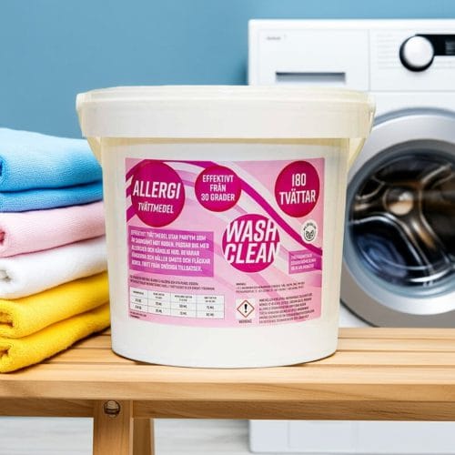 Washclean Allergitvättmedel 180 tvättar