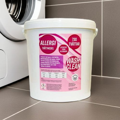 Washclean Allergitvättmedel 730 tvättar