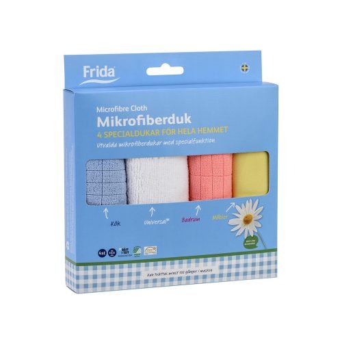 Mikrofiberduk Frida 4-pack