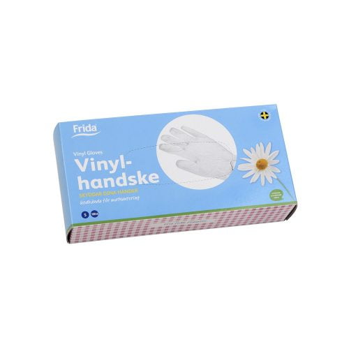Vinylhandske 100-pack Strl. S