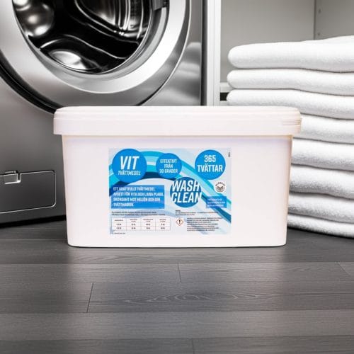 Washclean Vittvättmedel 365 tvättar