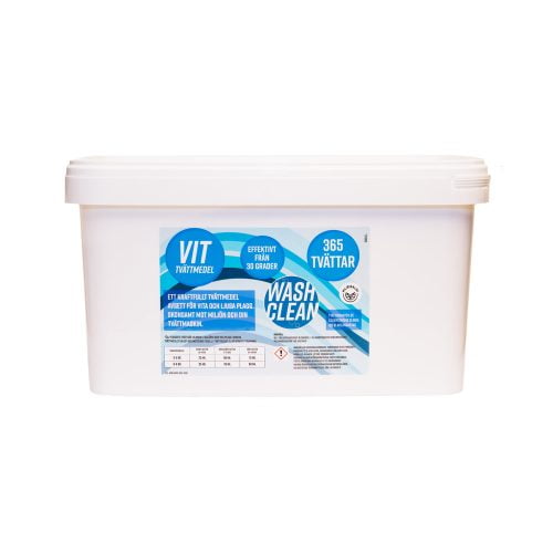 Washclean Vittvättmedel 365 tvättar