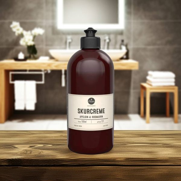 Skurcreme Bruka Apelsin & Rosmarin 500 ml